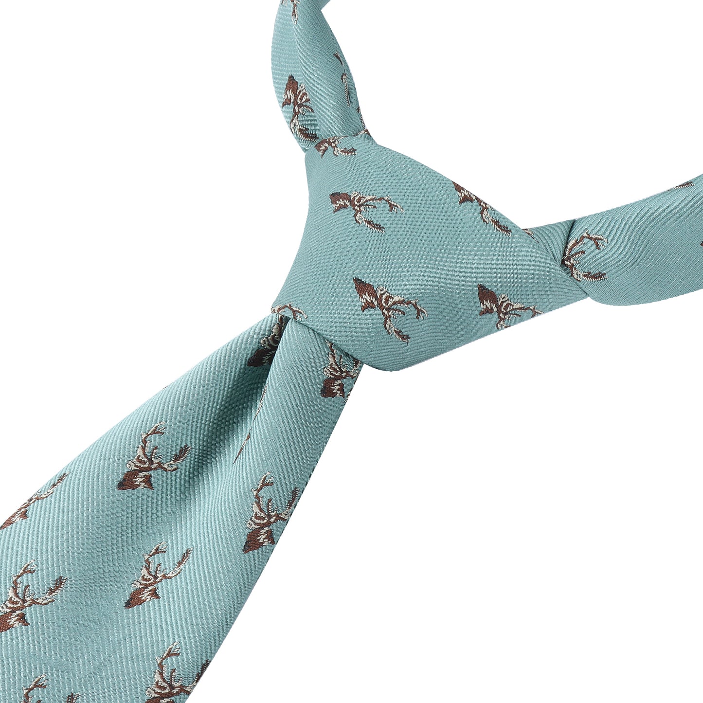 Fun reindeer pattern men's tie casual business style accessory
