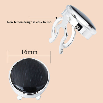 HAWSON Button Cover Cufflinks for Men