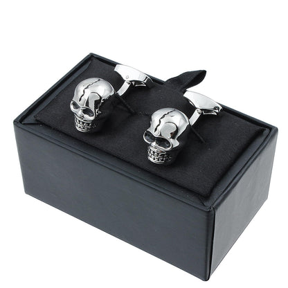 Halloween Skull Split Skull Cufflinks for Men