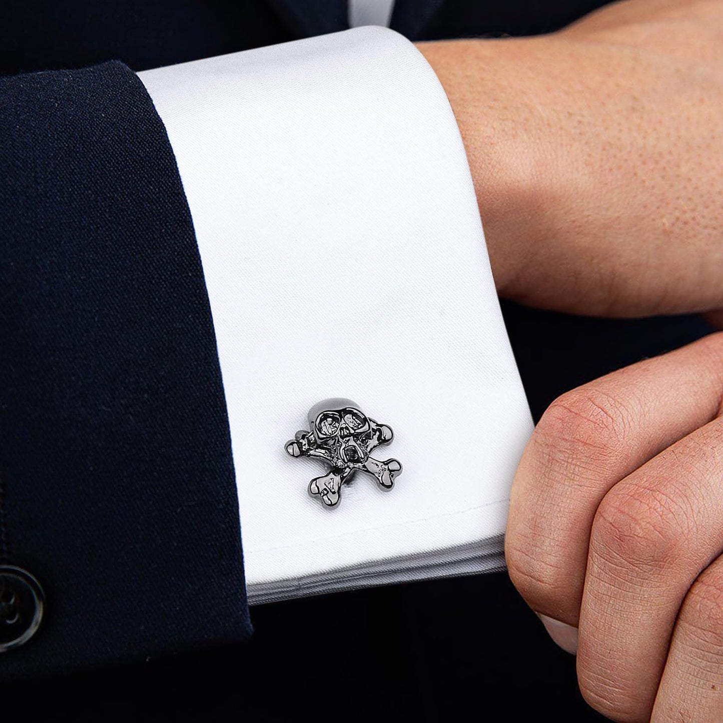 Skull and Crossbone Cufflinks for Men