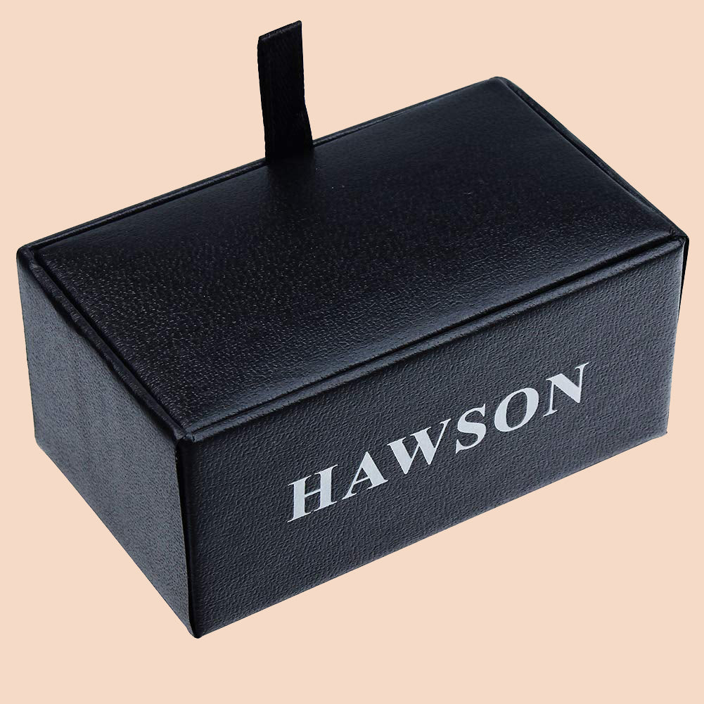 HAWSON Swarovski Crystal Cufflinks for Men