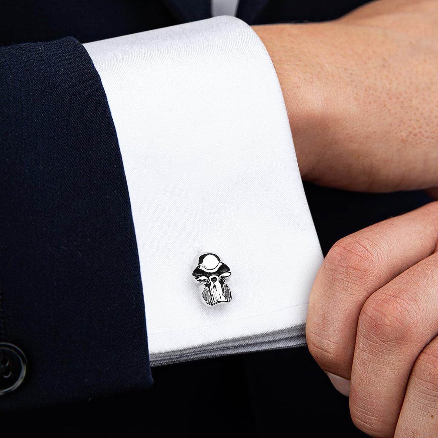 Halloween Skull Cufflinks For Men