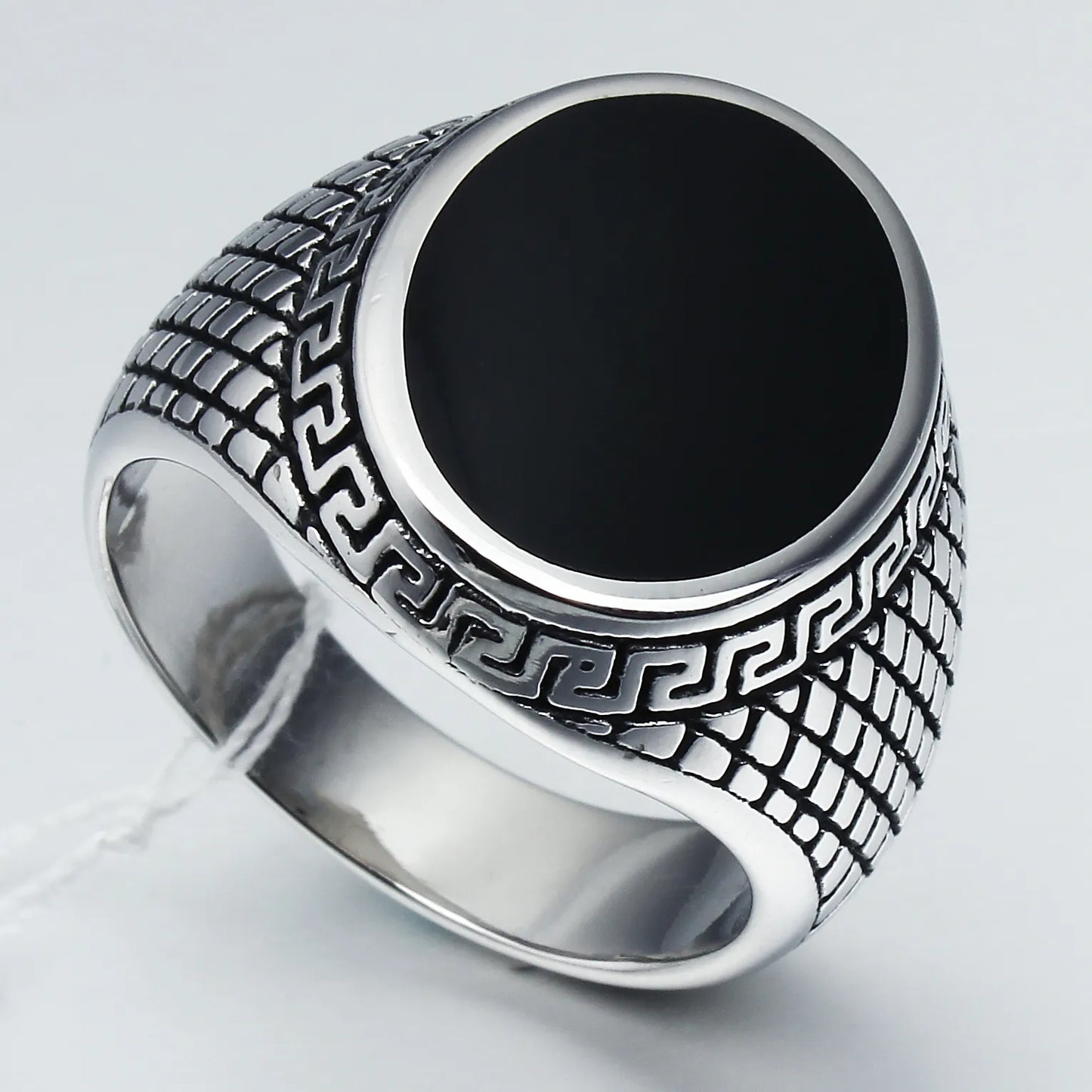 Vintage Gothic & Punk Rings – Detailed Textured Silver Designs