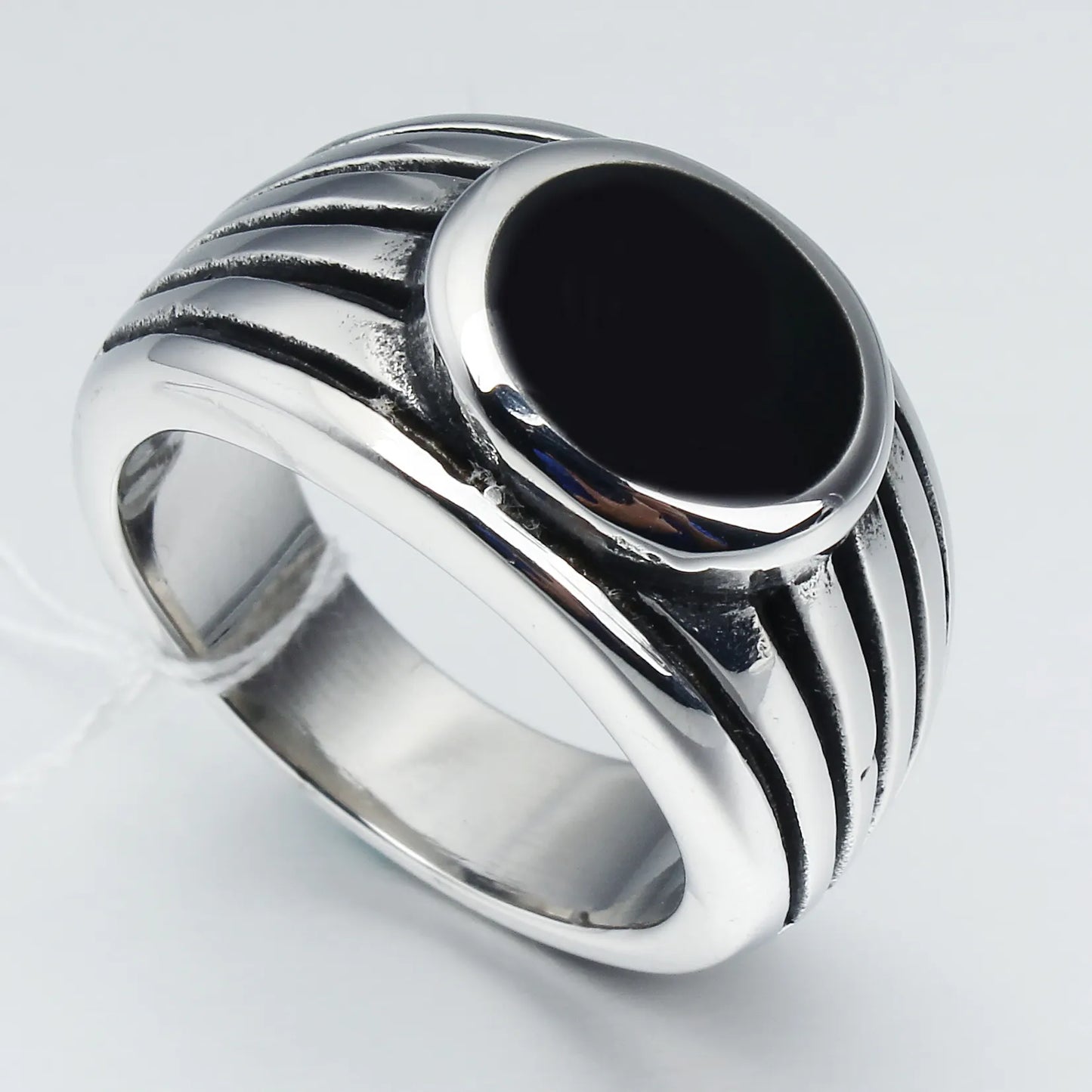 Vintage Gothic & Punk Rings – Detailed Textured Silver Designs