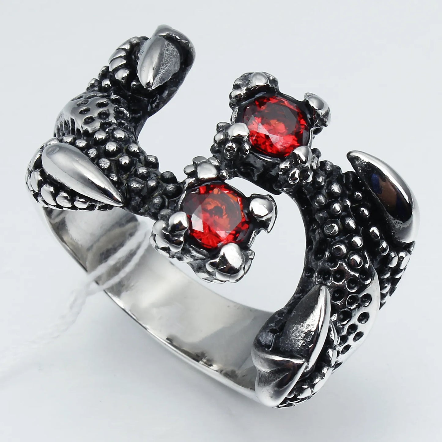 Vintage Gothic & Punk Rings – Detailed Textured Silver Designs