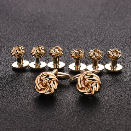 HAWSON Knot Cufflinks and Shirt Studs Set