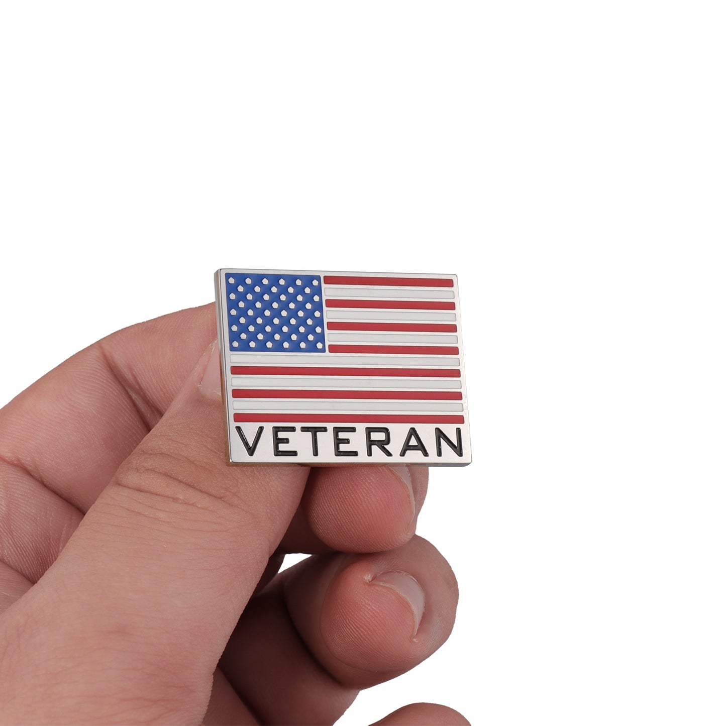 USA Flag Lapel Pin 1.26"×1" | Geometric Straight-Line  Design