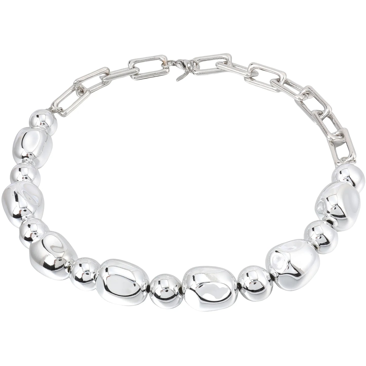 Sculptural Bead Chain Bracelet Collection | Gold & Silver