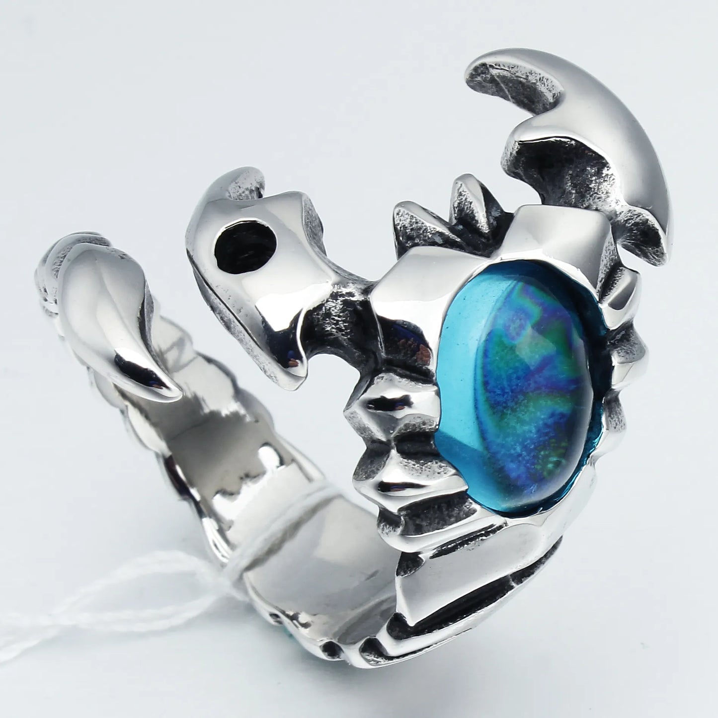 Vintage Gothic & Punk Rings – Detailed Textured Silver Designs