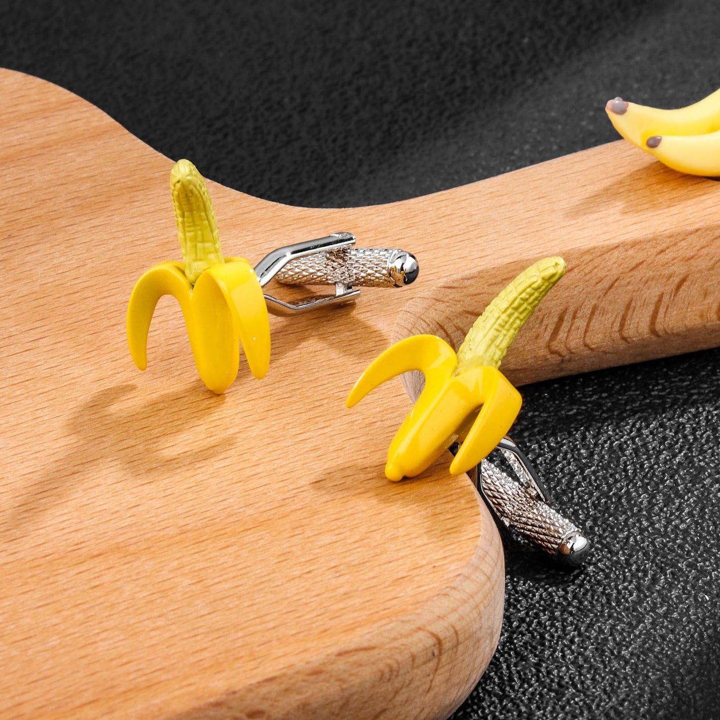 Banana Cufflinks For Men With Gift Box