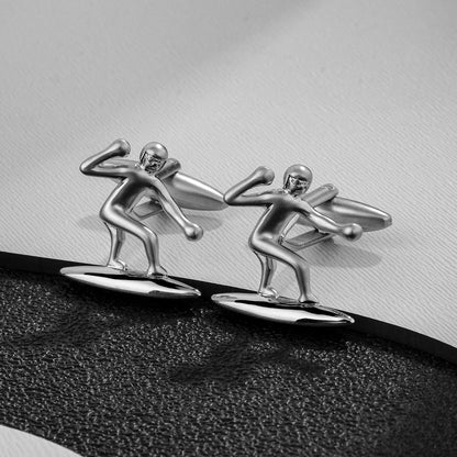 Surfers Cufflinks For Men With Gift Box