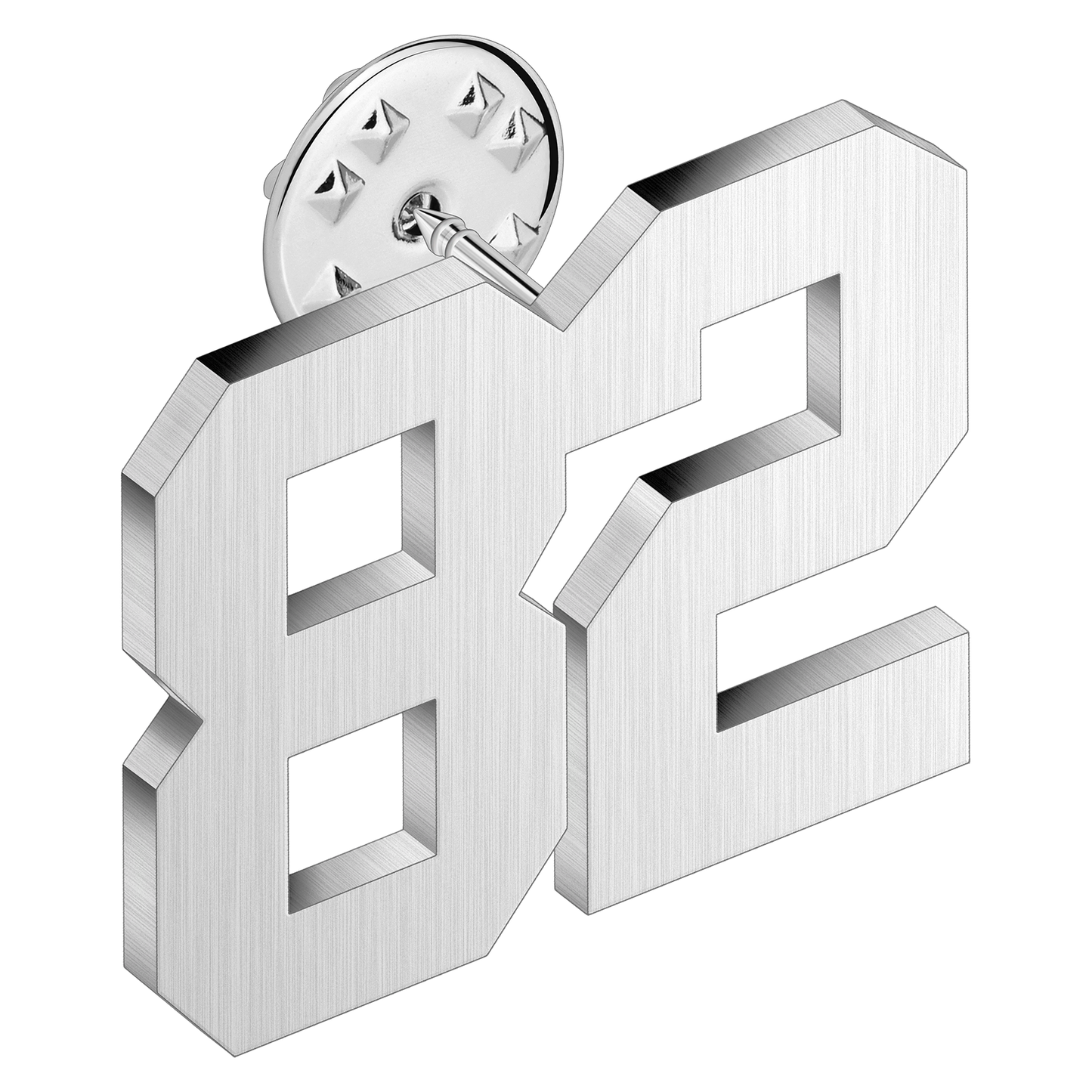 (0-100) Number Brooch, Men's and Women's Sports Number Code Series Brooch