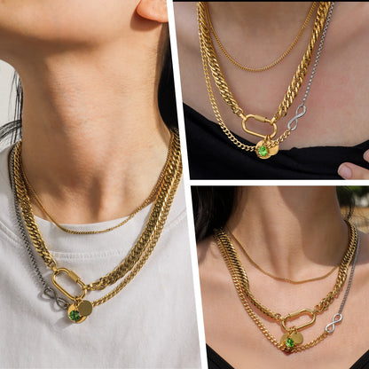 Detachable Layered Necklace Set | Multi-Strand