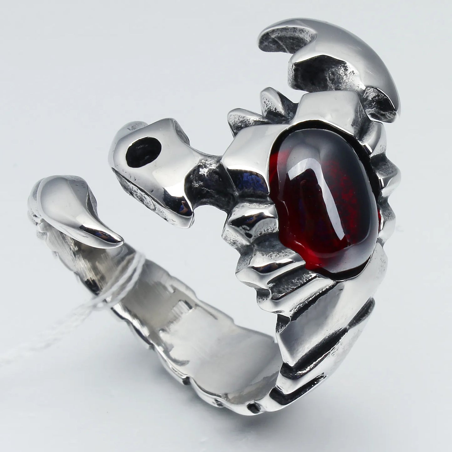 Vintage Gothic & Punk Rings – Detailed Textured Silver Designs