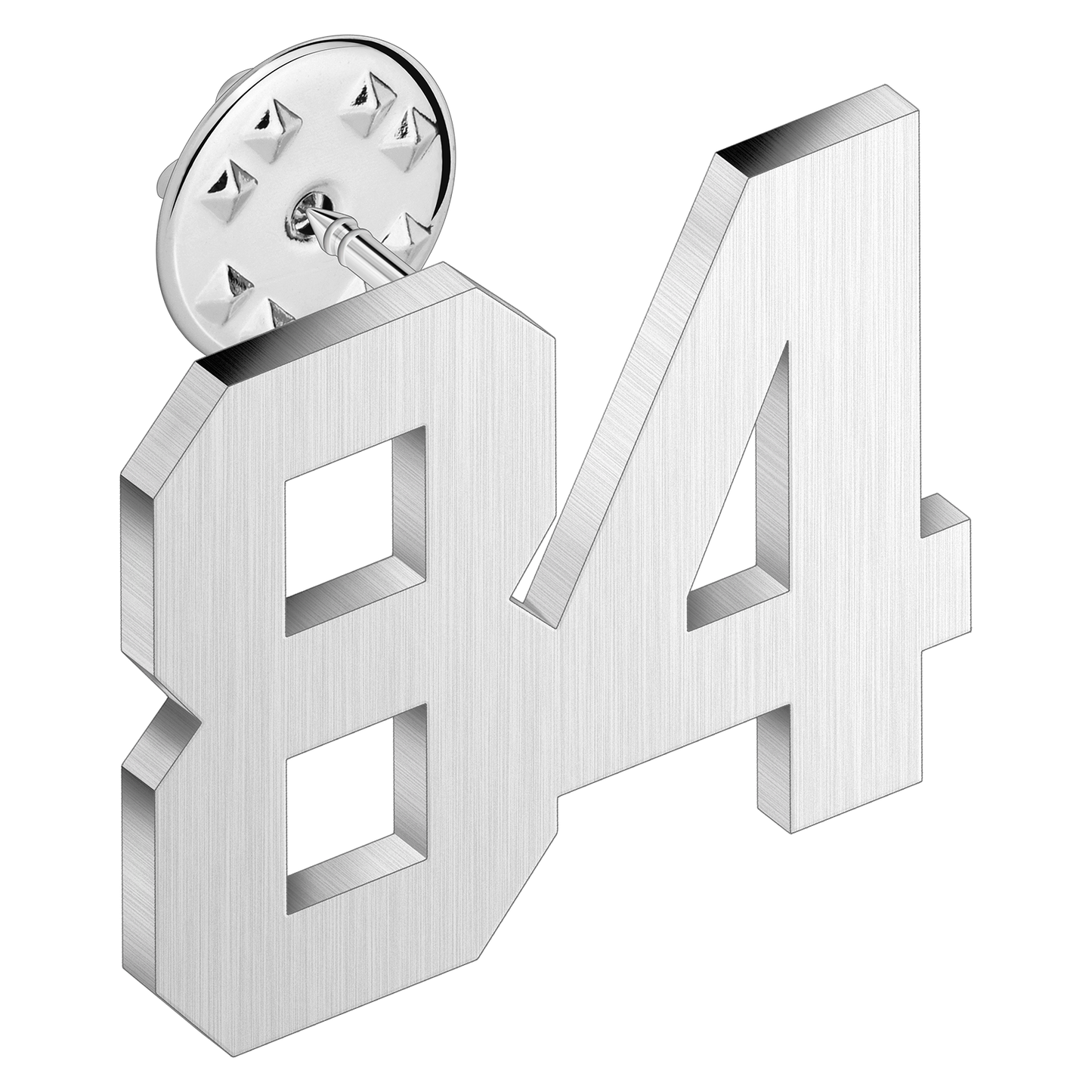 (0-100) Number Brooch, Men's and Women's Sports Number Code Series Brooch