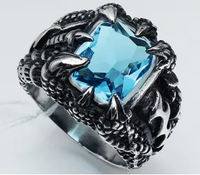 Vintage Gothic & Punk Rings – Detailed Textured Silver Designs