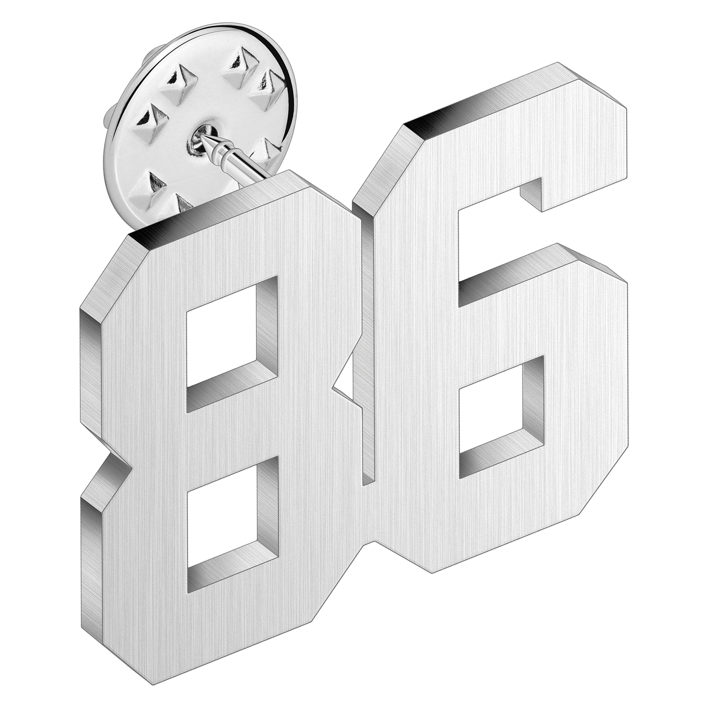 (0-100) Number Brooch, Men's and Women's Sports Number Code Series Brooch