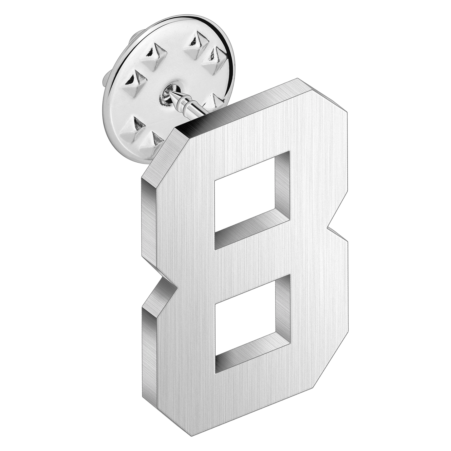 (0-100) Number Brooch, Men's and Women's Sports Number Code Series Brooch