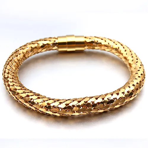 6Pcs Trendy Stainless Steel & Alloy Bracelet Set | Unique Wholesale Styles