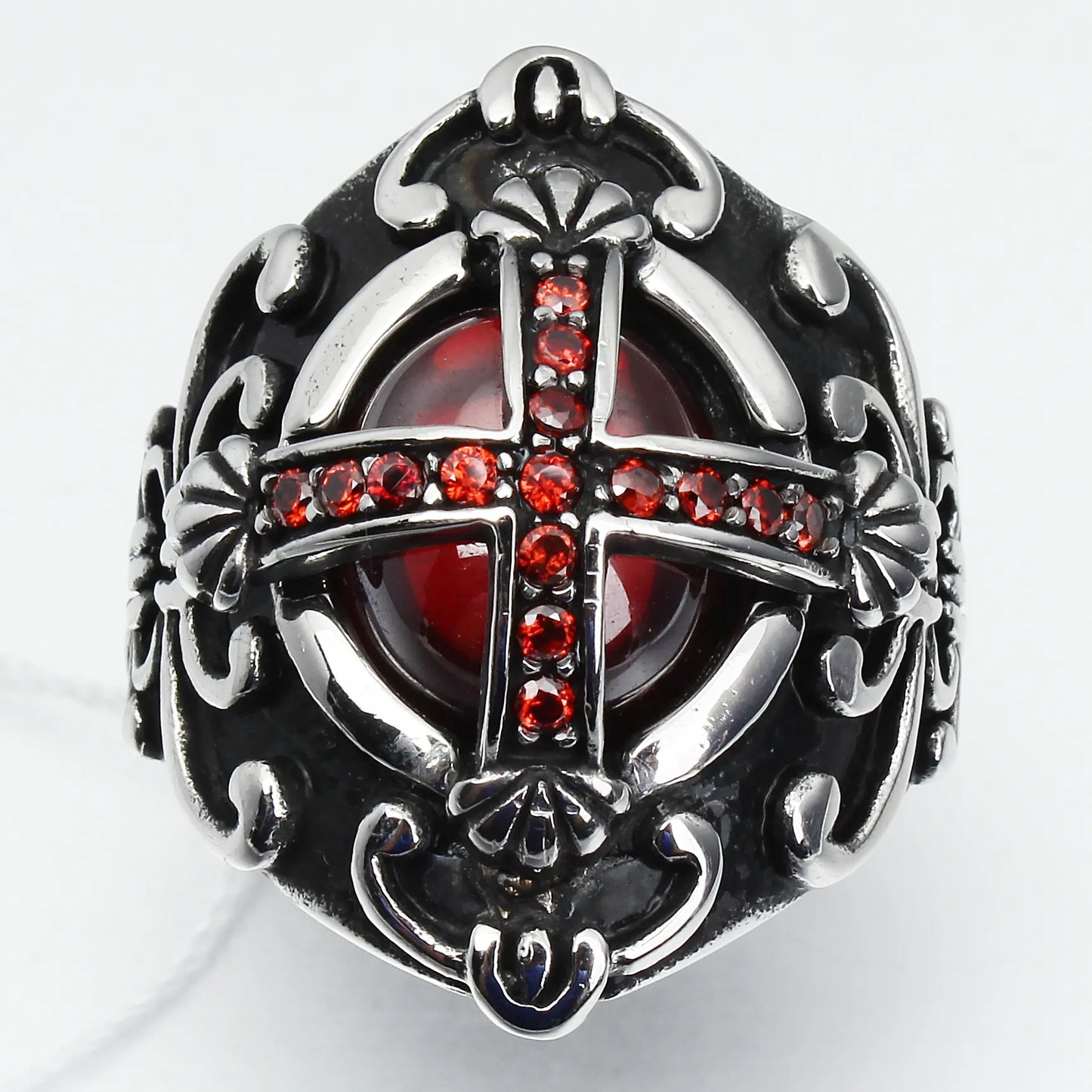 Vintage Gothic & Punk Rings – Detailed Textured Silver Designs