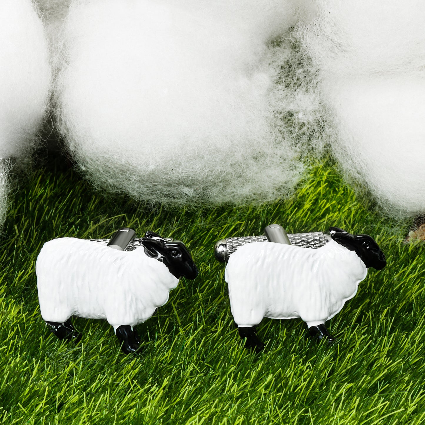 Sheep Cufflinks For Men With Gift Box.