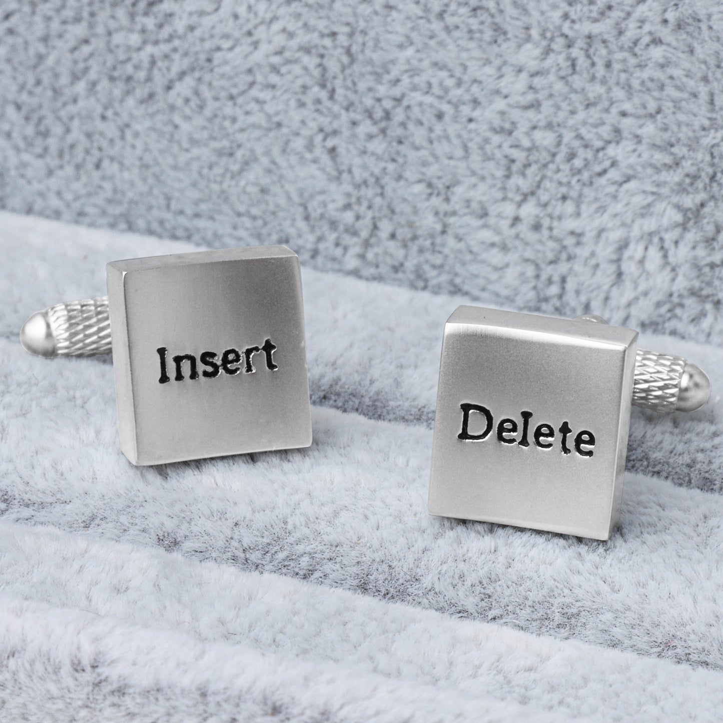 Insert and Delete Keys Cufflinks For Men With Gift Box