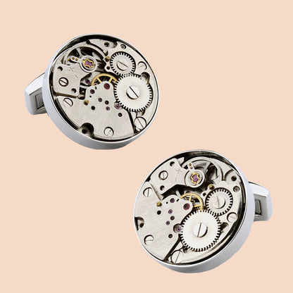 HAWSON Watch Movement  Cufflinks for Men