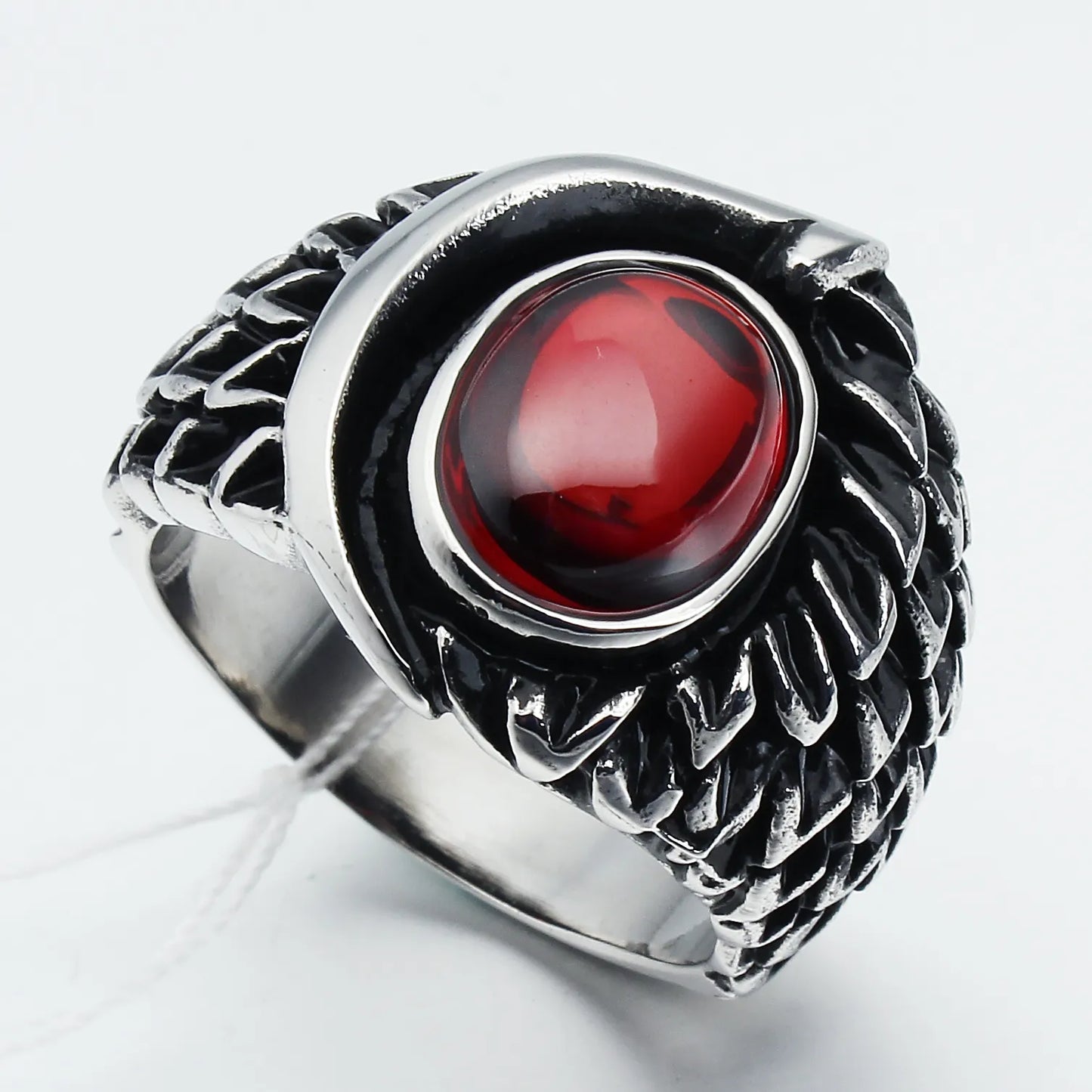 Vintage Gothic & Punk Rings – Detailed Textured Silver Designs