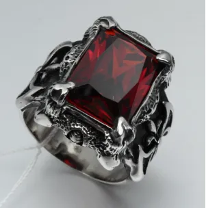 Vintage Gothic & Punk Rings – Detailed Textured Silver Designs