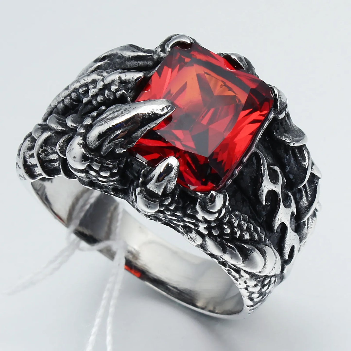 Vintage Gothic & Punk Rings – Detailed Textured Silver Designs