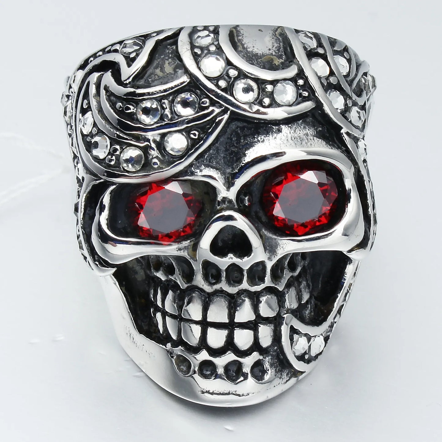 Vintage Gothic & Punk Rings – Detailed Textured Silver Designs