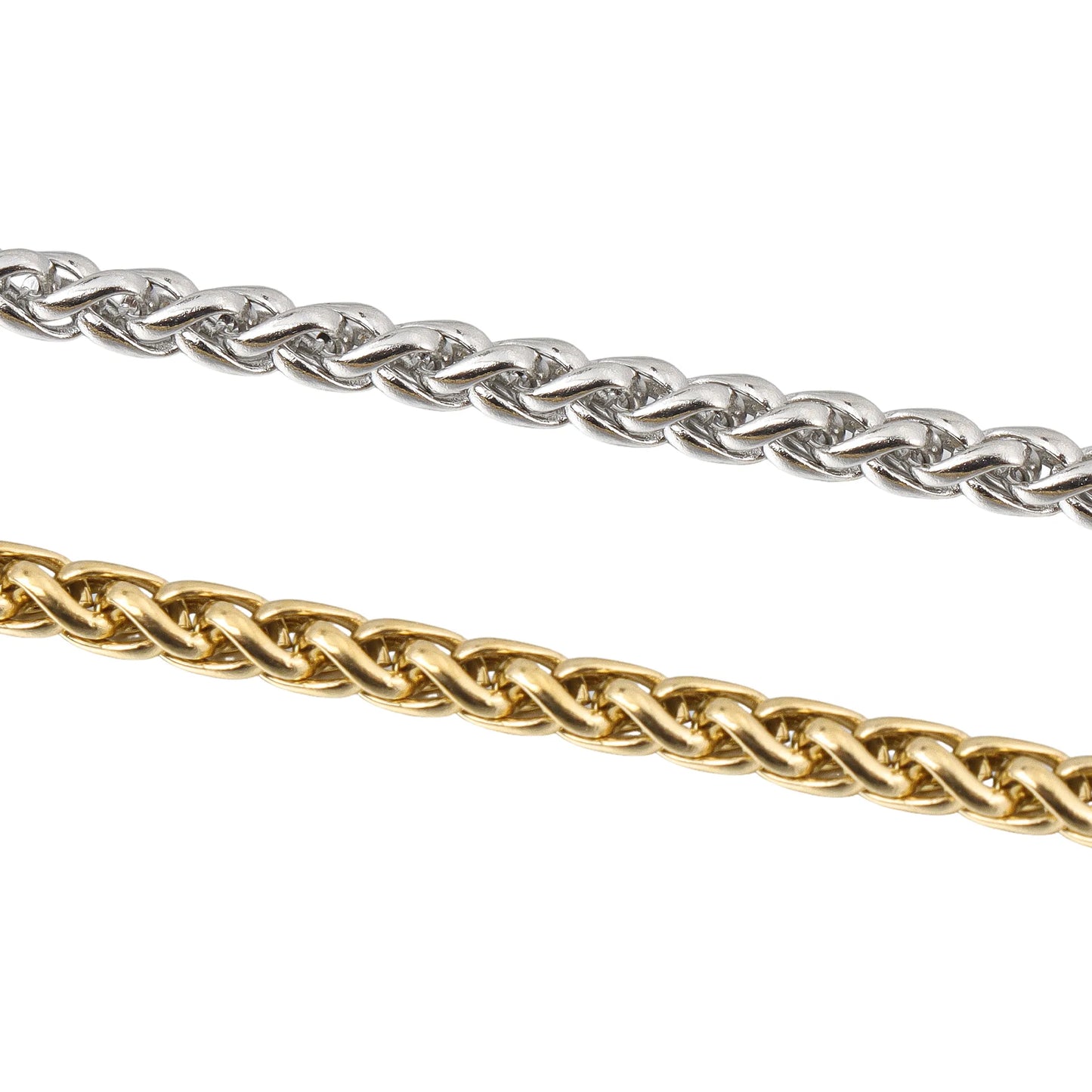 Stainless Steel Curb Chain Bracelet Collection | 3 Color Options