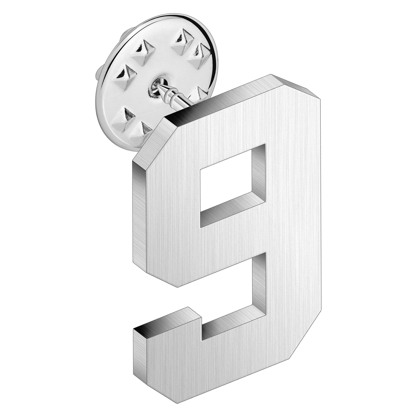 (0-100) Number Brooch, Men's and Women's Sports Number Code Series Brooch