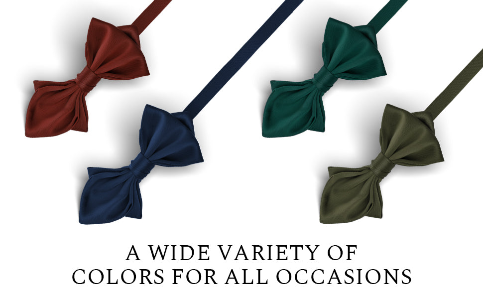 army green Bow Tie Adjustable Bow Tie Mens Adult Bowtie