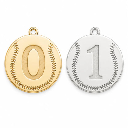 In-stock stainless steel pendants with baseball-stitch texture and adjustable wax cords. The ultimate ready-to-sell bestseller for gift shops and retailers—no waiting, just instant profit.