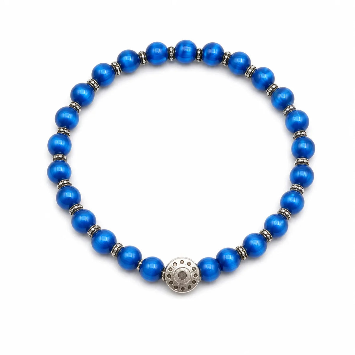 Shop a cat-eye and stone bead bracelet set in four coordinated styles. Choose a men’s or women’s set for everyday wear or gifting.