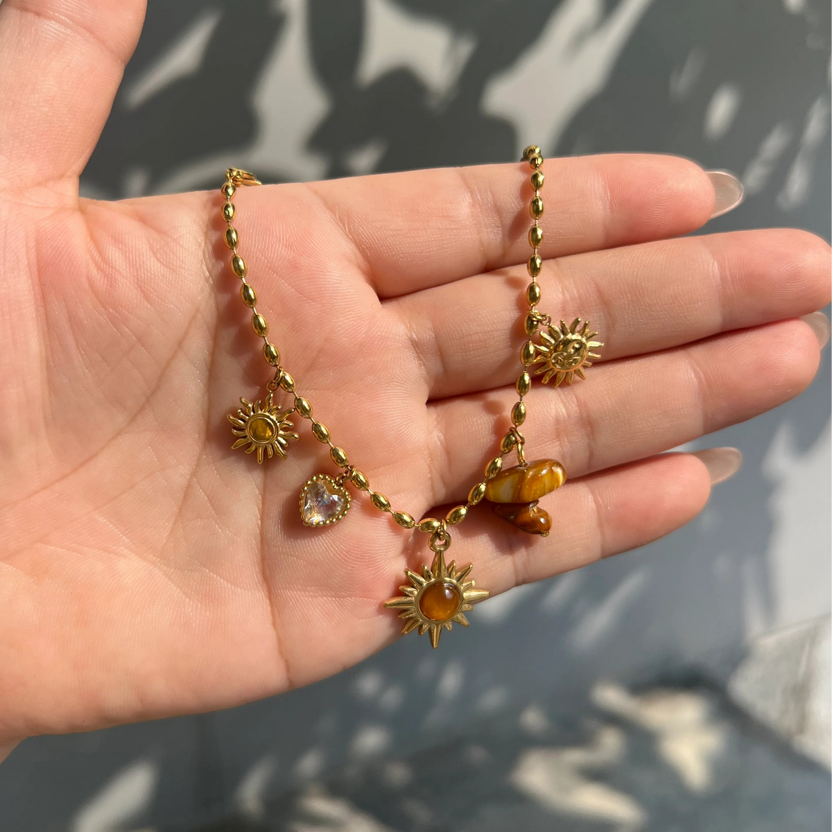Coastal Boho Layered Necklace Set | Beads & Pearl Accents | Hawson