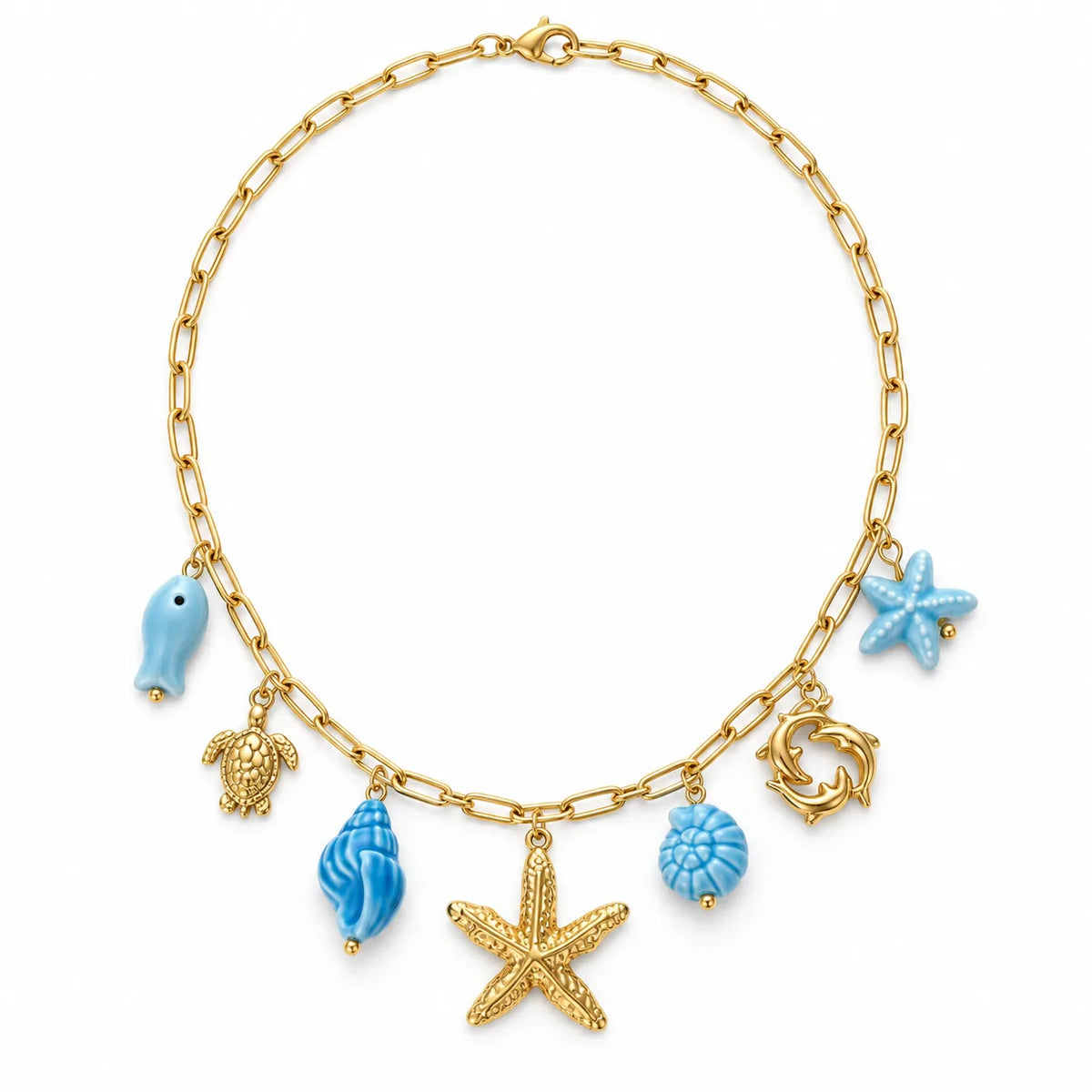 Coastal Boho Layered Necklace Set | Beads & Pearl Accents | Hawson