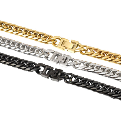 6Pcs Stainless Steel6-Piece Curb Chain Bracelet Set | HAWSON