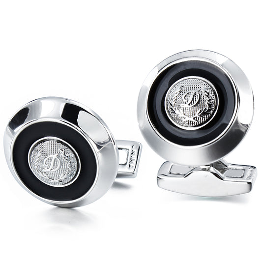 “D” Initial Cufflinks，cufflinks for men