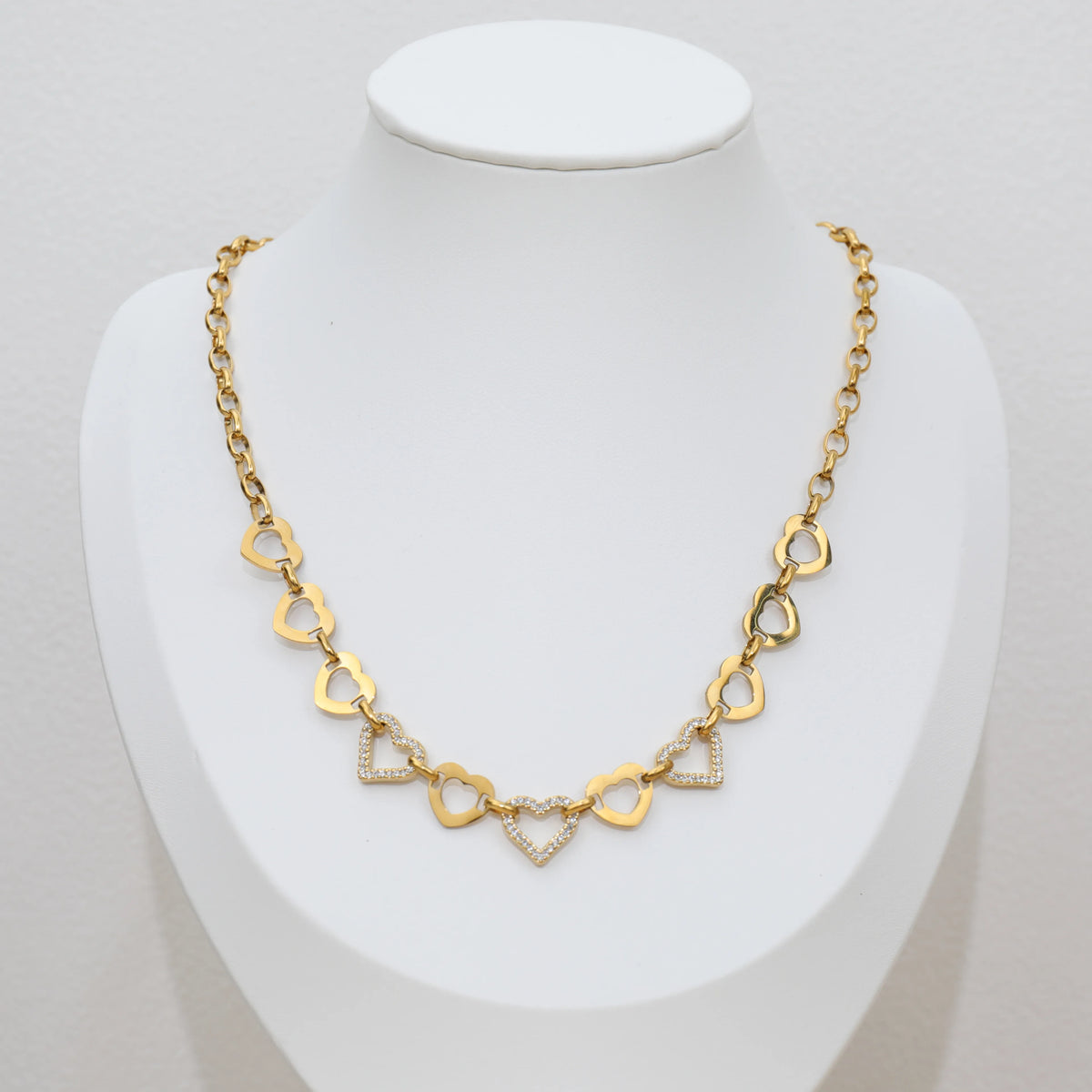 Dainty Clover Chain Necklace Set | 18K Gold Plated | Hawson