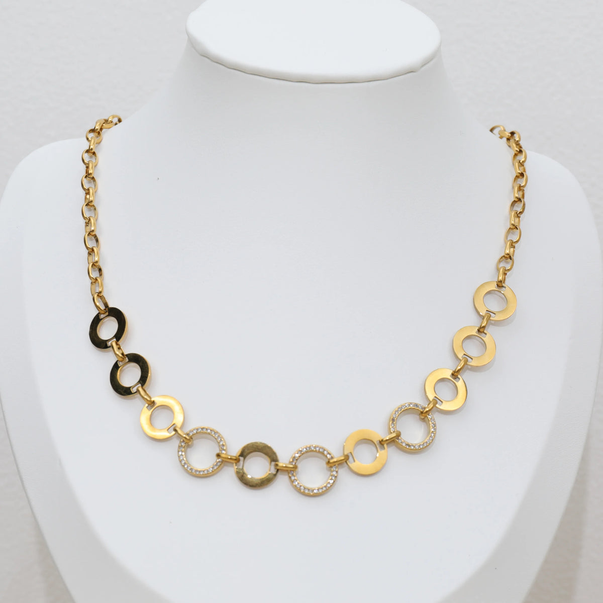 Dainty Clover Chain Necklace Set | 18K Gold Plated | Hawson
