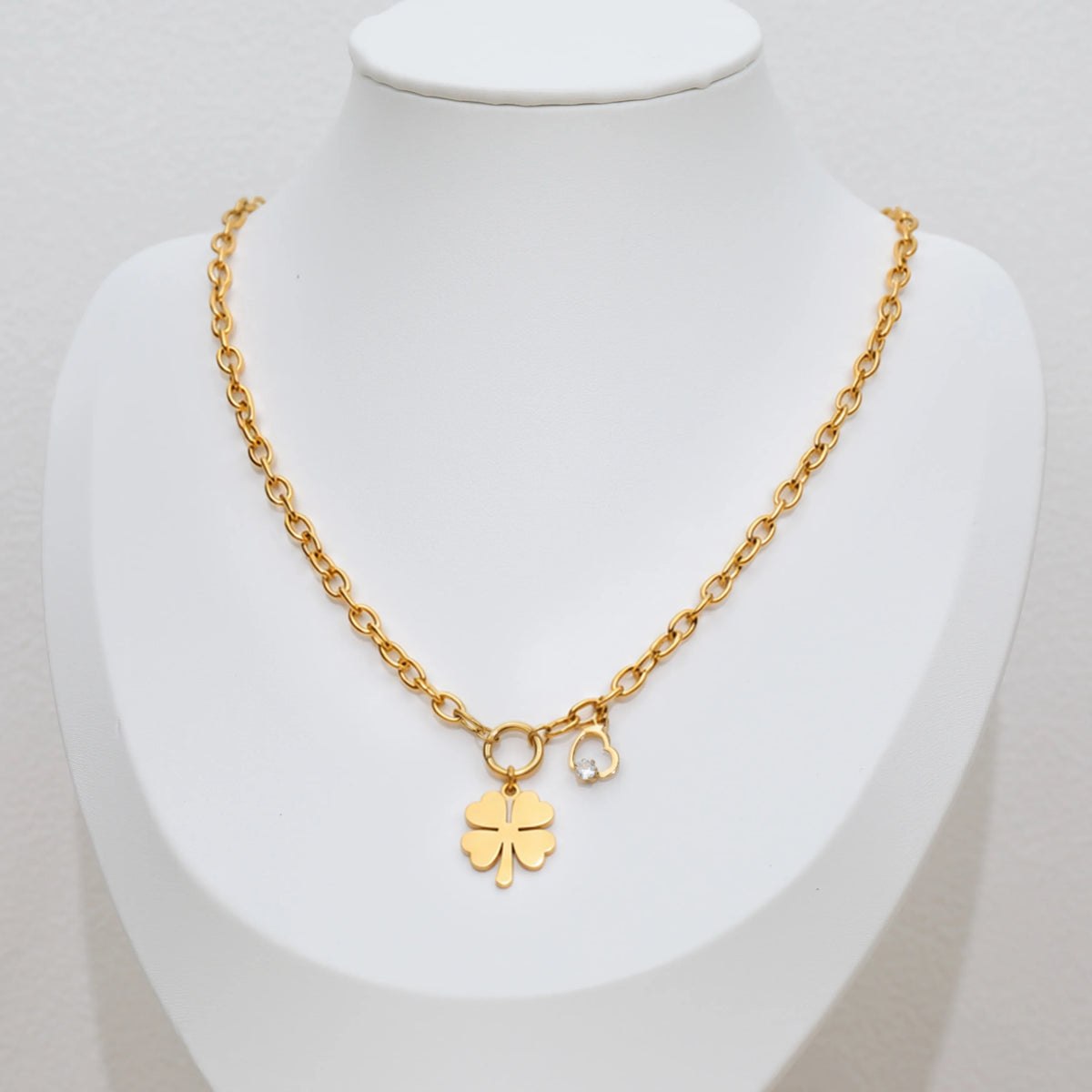 Dainty Four-Leaf Clover Necklace | 304 Stainless Steel | Hawson