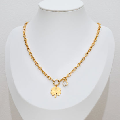 Dainty Four-Leaf Clover Necklace | 304 Stainless Steel | Hawson