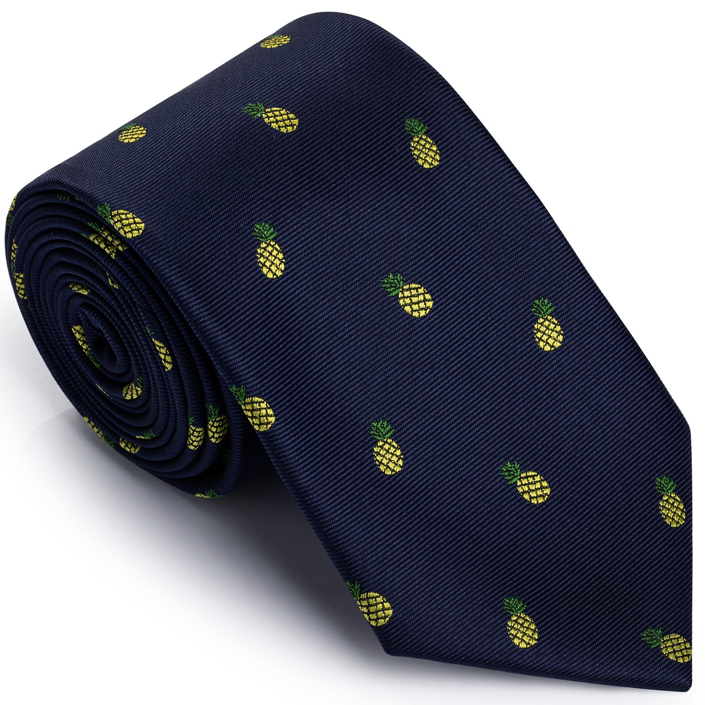 Fruit Pineapple Jacquard Tie，TIe for men