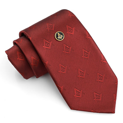 Gold Masonic Blue Lodge Lapel Pin for Tie