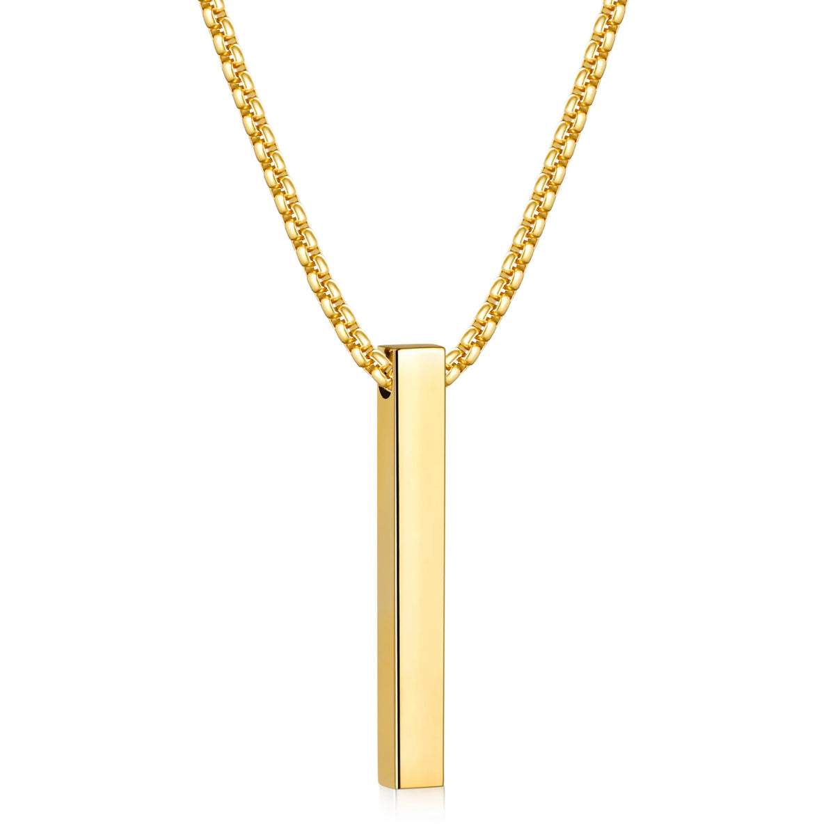 High-Quality Vertical Bar Necklace | Stainless Steel | MOQ6 | HAWSON