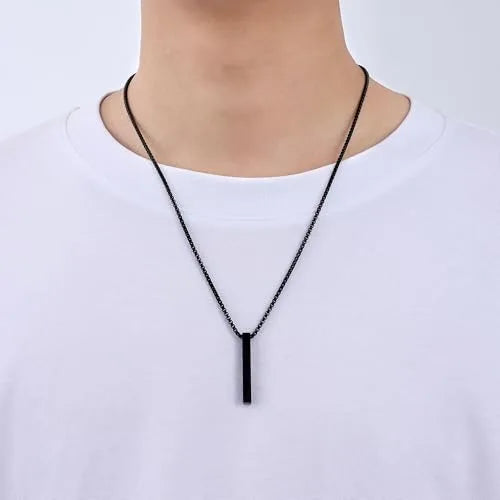 High-Quality Vertical Bar Necklace | Stainless Steel | MOQ6 | HAWSON