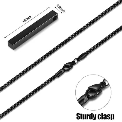 High-Quality Vertical Bar Necklace | Stainless Steel | MOQ6 | HAWSON