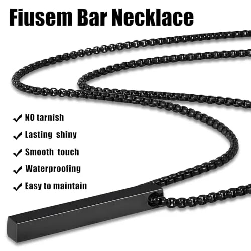 High-Quality Vertical Bar Necklace | Stainless Steel | MOQ6 | HAWSON
